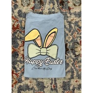 Cardin McCoy Graphic Tee Boys Small Blue Happy Easter Bunny